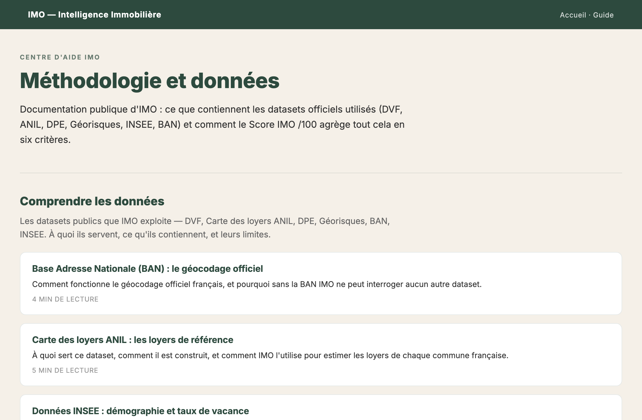 Un Centre d'aide pour tout vérifier